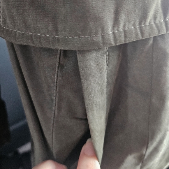 Nautica Women's Microfiber Parka Anorak Jacket with Faux Fur Hooded Trim Large - Picture 6 of 15